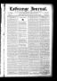 Newspaper: La Grange Journal. (La Grange, Tex.), Vol. 39, No. 46, Ed. 1 Thursday…