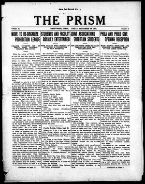 Primary view of object titled 'The Prism (Brownwood, Tex.), Vol. 16, No. 3, Ed. 1, Friday, September 22, 1916'.