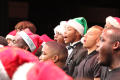 Photograph: [Members of a choir , singing]