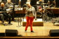 Thumbnail image of item number 1 in: '[Chrisette Michele standing on stage]'.