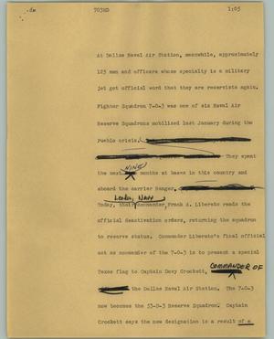 Primary view of object titled '[News Script: 703rd]'.