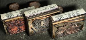 Primary view of object titled '[Clark Photography Stamps]'.
