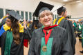 Primary view of [An Older Woman at her Commencement Ceremony]