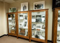 Photograph: [Display case from Proof exhibit in Special Collections room]