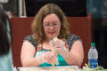 Primary view of [Jessica Philips decorating cookies]