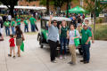 Thumbnail image of item number 1 in: '[Students stand in front of Mean Green Machine]'.