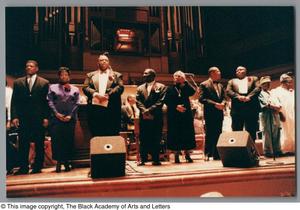 Primary view of object titled '[Black Music and the Civil Rights Movement Concert Photograph 29]'.