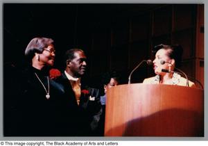 Primary view of object titled '[Black Music and the Civil Rights Movement Concert Photograph 37]'.