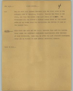 Primary view of object titled '[News Script: Red Barr]'.