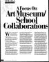 Article: A Focus On Art Museum / School Collaborations