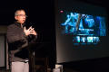 Thumbnail image of item number 1 in: '[Tom Huang on stage at Heart of Mexico event]'.