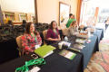 Primary view of [Check-in station on the third day of the Mayborn Literary Nonfiction Conference]