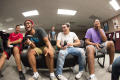 Thumbnail image of item number 1 in: '[Students laughing while playing video games, 2]'.