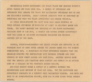 Primary view of object titled '[News Script: Foreign Forces]'.