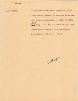 Primary view of object titled '[News Script: General]'.