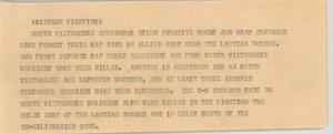 Primary view of object titled '[News Script: Vietnam fighting]'.