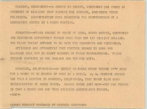 Primary view of object titled '[News Script: National News]'.