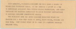 Primary view of object titled '[News Script: Foreign Investments]'.