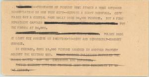Primary view of object titled '[News Script: Anti-War demonstration]'.