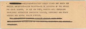 Primary view of object titled '[News Script: Panetta]'.