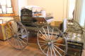 Thumbnail image of item number 1 in: '[Buggy on display at Oregon Trail center]'.