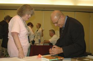 Primary view of object titled '[2007 CSLA speaker signing book]'.
