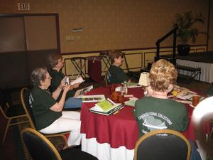 Primary view of [Congregational Collections attending awards banquet]