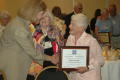 Photograph: [Elaine Amromin being awarded at CSLA conference]