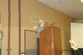 Photograph: [Woman speaking into mic at CSLA conference]