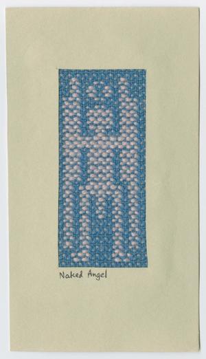 Primary view of object titled '[Woven angel card]'.