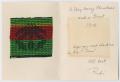 Thumbnail image of item number 2 in: '[Woven flower Christmas card]'.