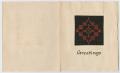 Thumbnail image of item number 3 in: '[Woven greeting card]'.