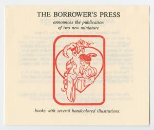 Primary view of object titled '[Pamphlet from the Borrower's Press]'.
