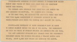 Primary view of object titled '[News Script: Asian news]'.