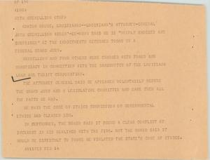 Primary view of object titled '[News Script: Attorney-General indicted for fraud]'.