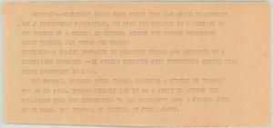 Primary view of object titled '[News Script: U.S. Greek relations]'.