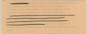 Primary view of object titled '[News Script: Rockefeller tour continues]'.