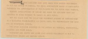 Primary view of object titled '[News Script: Hawaii Airlines]'.