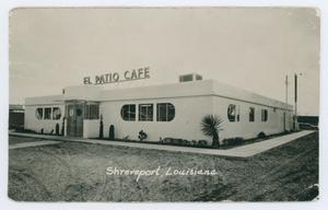 Primary view of object titled '[Exterior of the El Patio Café]'.