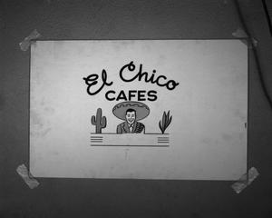 Primary view of object titled '[Advertisement Slide for 'El Chico Cafe']'.