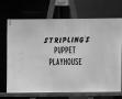 Photograph: [Advertisement for Stripling's Puppet Playhouse]