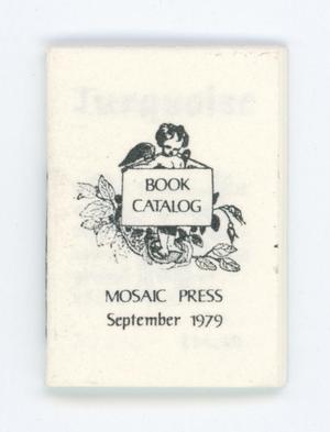 Primary view of object titled '[Miniature book catalog from the Mosaic Press]'.
