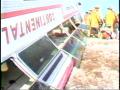 Primary view of [News Clip: Bus wreck]