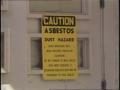 Primary view of [News Clip: Asbestos schools]