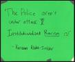 Thumbnail image of item number 2 in: '[Green "Police Are Not Under Attack" poster]'.
