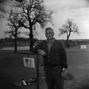 Primary view of [Herbert Ferrill on a golf course, 4]
