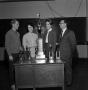 Photograph: [Unknown group of people with debate trophies, 3]