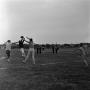 Thumbnail image of item number 1 in: '[Men playing football outside]'.