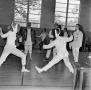 Photograph: [Women fencing in Physical Education, 11]