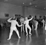 Photograph: [Women fencing in Physical Education, 7]